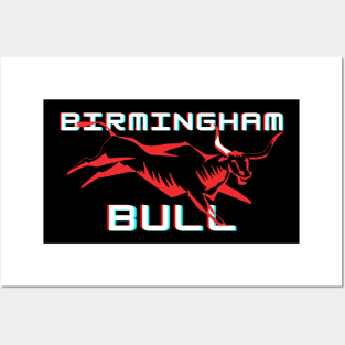 birmingham bull Posters and Art